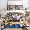 Detective Conan Mystery Print 3Pcs Bedding Setduvet Cover With 2 Bedropillowcase Home Birthday Gift