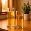Double-Layer High Borosilicate Glass Tea Cup - Heat-Resistant, Wide Mouth, Straight Tube Design