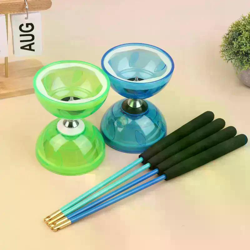 Double-Head Diabolo Fitness Toy Outdoor Play Diabolo Yo-Yo Play Diabolo Yo-Yo Play Diabolo Elderly Children'S Toys