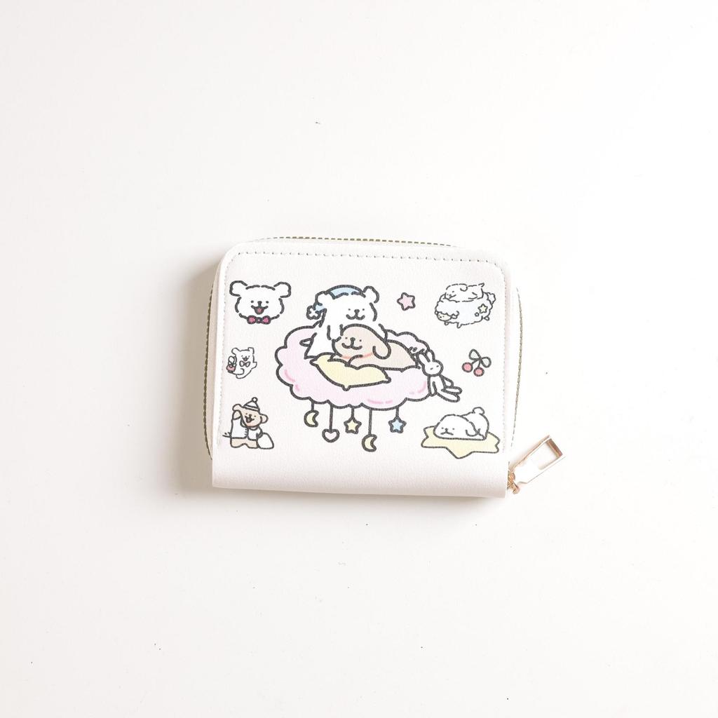 New Cute Cartoon Puppy Coin Purse & Card Holder Lanyard for Girls