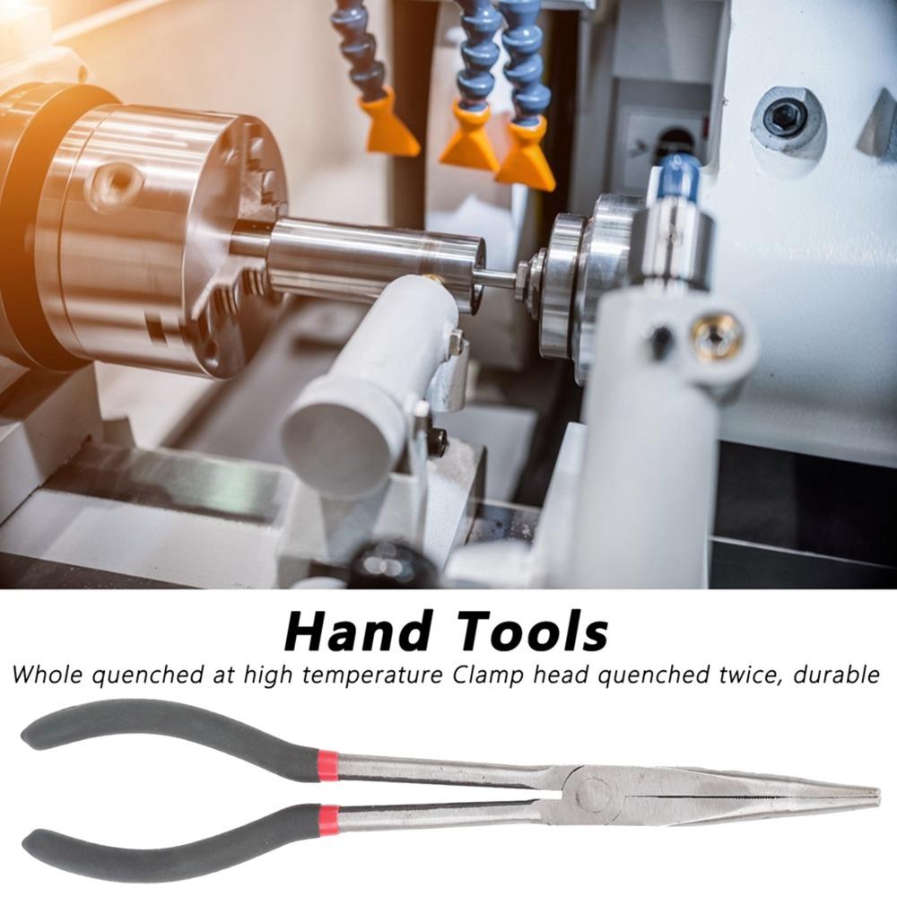 Bent Tip Curved Nose Pliers 11 Inches 45 Degrees Pliers Extended Handle Pliers DIY Projects