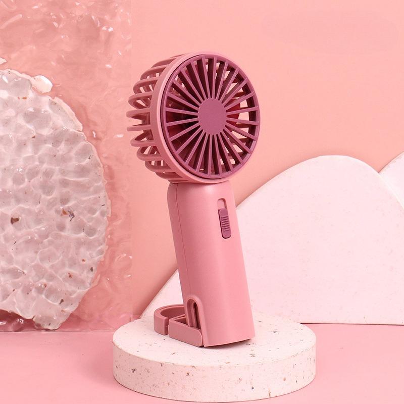 The New Mini Handheld Fan Folding Desktop Fan USB Portable Mini Portable Fan Is Suitable for Outdoor Office Dormitory Camping