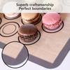 Multifunctional Macaroons Silicone Mats Practical Macaroons Tray Oven Baking Mats for Cake Cookie Pastries Oven Baking X3UC