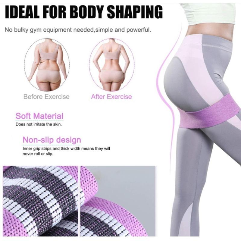 New Yoga Band Durable Pull Band Hip Circle Anti-slip Gym Fitness Resistance Band Exercises Elastic Band