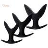 Lollipops Unisex Soft Silicone Waterproof V Shape Butt Anal Plug Dildo Prostate Massager