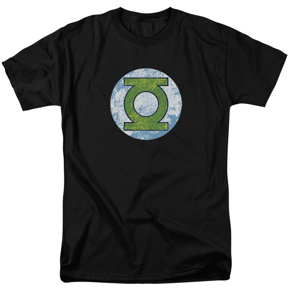 DC Comics - Green Lantern - Neon Distress Logo - Unisex Children s T-shirt - Black 150