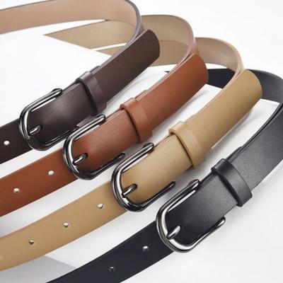 New Arrivals Open Run Fake Leather Belt Black