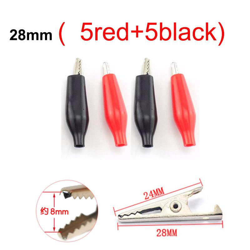 Agrafe aligator Cablu de testare electric Pince Crocodil DIY Jumper Sârmă Electric Roach Cordon Pedală pentru multimetru