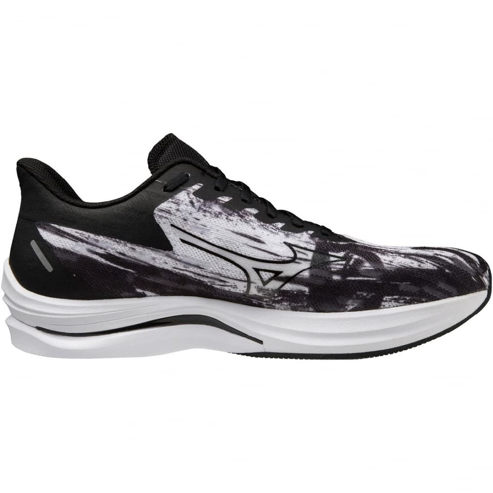 Mizuno Wave Rebellion Sonic Running Shoes, White/Black, Size 23.0 cm, 2E