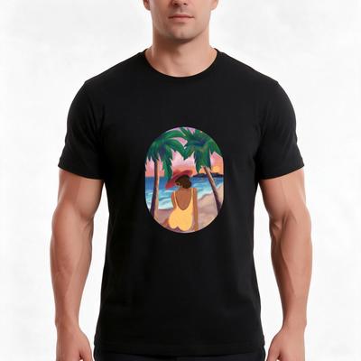 Mamas Sunset Beach Vavaction Tshirt Summer Casual Cotton Tee Oversized Streetwear Tops Vintage Graphic Print 100 Cotton