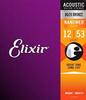 Elixir 11052 Bronze String NANOWEB Light(12-53) Elixir Acoustic Guitar Strings []