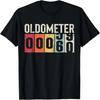 Divertente Maglietta Oldometer 60 Anni Vintage per il 60° Compleanno