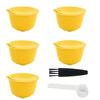 Yellow Color Reusable Coffee Filter Includes Spoon Includes Brush Coffee Making Accessory Reusable Design Coffee Capsule Kit