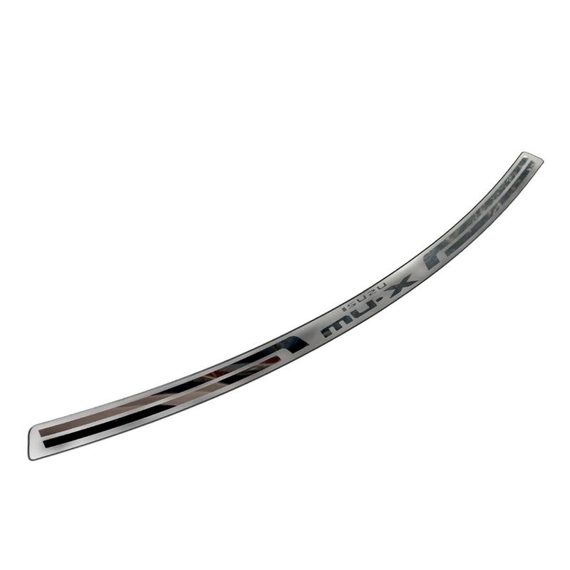 Car For Isuzu MU-X MUX  Stainless Steel Rear Bumper Protector Accessories 2024 Door Sill Scuff Plate Trunk Trim