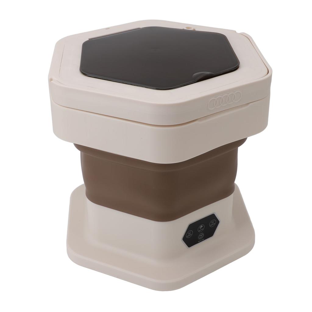 Portable Washing Machine 8L Foldable Miniature Washer Spin Dryer Laundry Washer for Underwear Baby