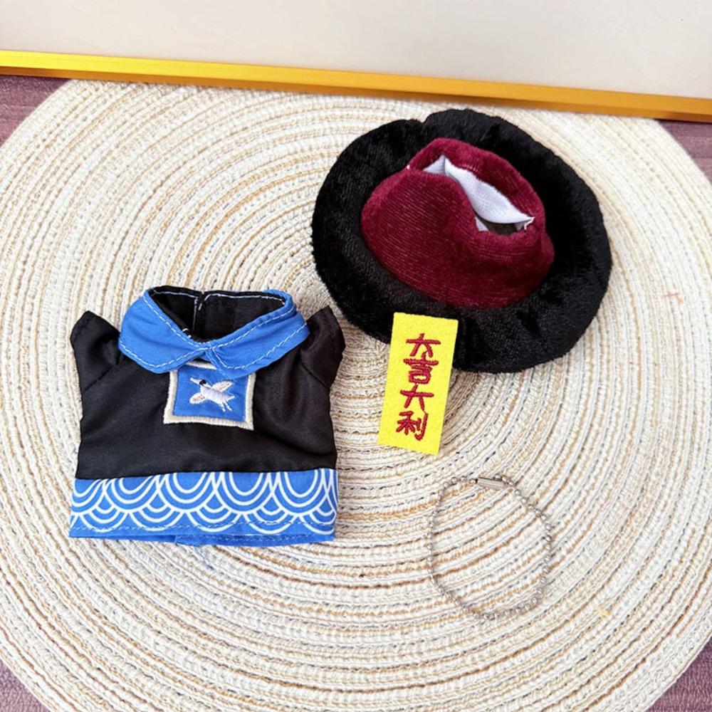 

Китайская кукла зомби Лабубу, тканевый кекс, 17 см, плюшевая кукла, одежда, аксессуары для хлопковой куклы Chinese Zombie