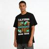 Vintage Surf No.52 Graphic Tee Unisex Loose Breathable Casual Top Pure Cotton T-shirt