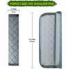 Seat Belt Cover Pad, 5 Pcs, Seatbelt Covers for Car Accessories-Gray