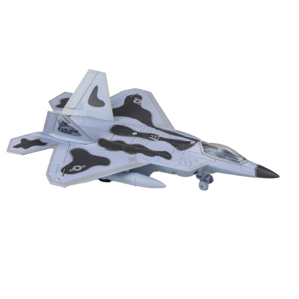 TOMMYFIELD Fighter Jet Realistic Diecast Alloy Toy for Interior Decoration Collection, (Blue)