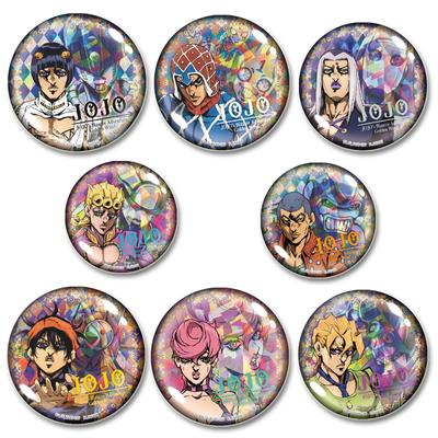 32/44/58mm JoJo's Bizarre Adventure Pin Cartoon Snap-in BroocheS for Backpack Cothes Accessories Anime Collection Badge Hat Decoration Gift