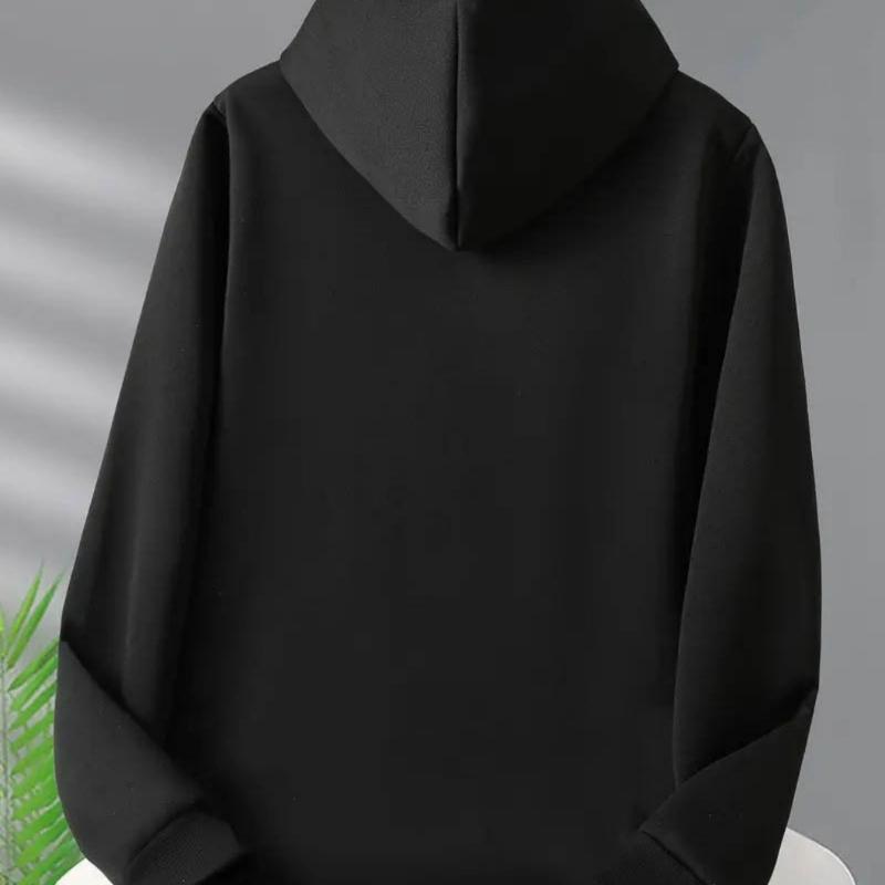 Elastische Bündchen, Kapuzenpullover für Herren, Perfekt für Winterspaziergänge