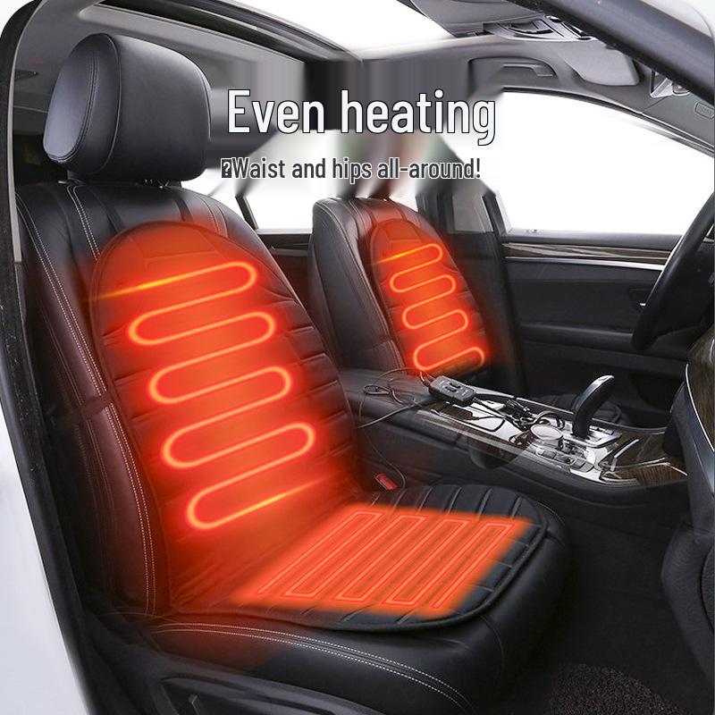 12V Car Electric Heated Seat Cushion - Winter Warm Pad for Car Interior