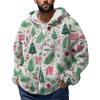 Men'S  Winter Zipper Hooded Fleece Sweatshirt With Patch Pocket Casual Jacket