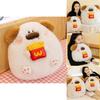 Cute Potato Chip Dog Plush Pillow Toy Adorable Stuffed Animal For Kids Gifts
