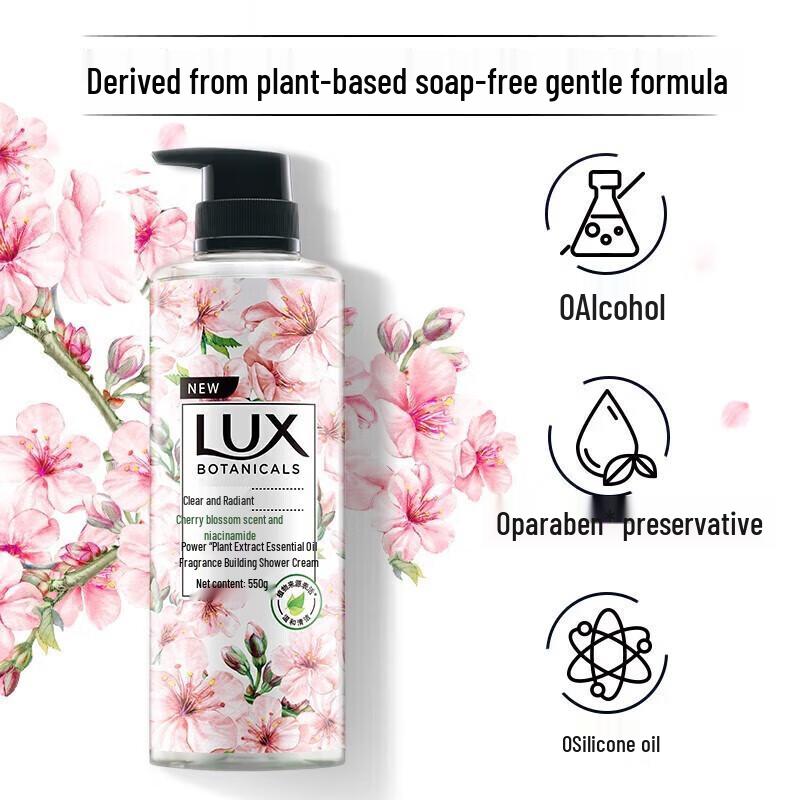 lux Cherry Blossom & Niacinamide Bath & Hair Care Gift Set