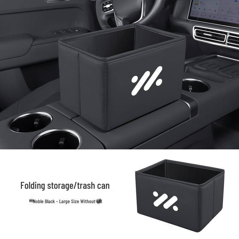 Zeekr L6/LS6/L7/LS7 Car Storage Box & Foldable Trash Can Organizer