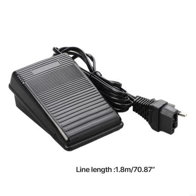 Nähmaschinen Fußpedal mit Kabel Effizienzsteigerung durch einstellbare Geschwindigkeit 50/60Hz Universelles Nähzubehör