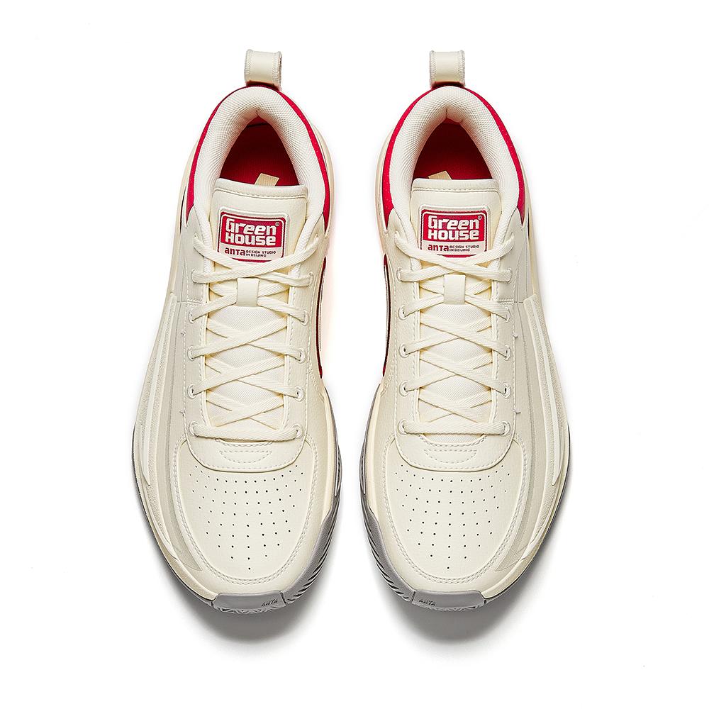 Anta Fong Mang 1 Style Comfortable Fashion Non-Slip Wear-Resistant Support Low-Top Nitrogen Technology Basketball Shoes Men Sneaker 912521106S-1