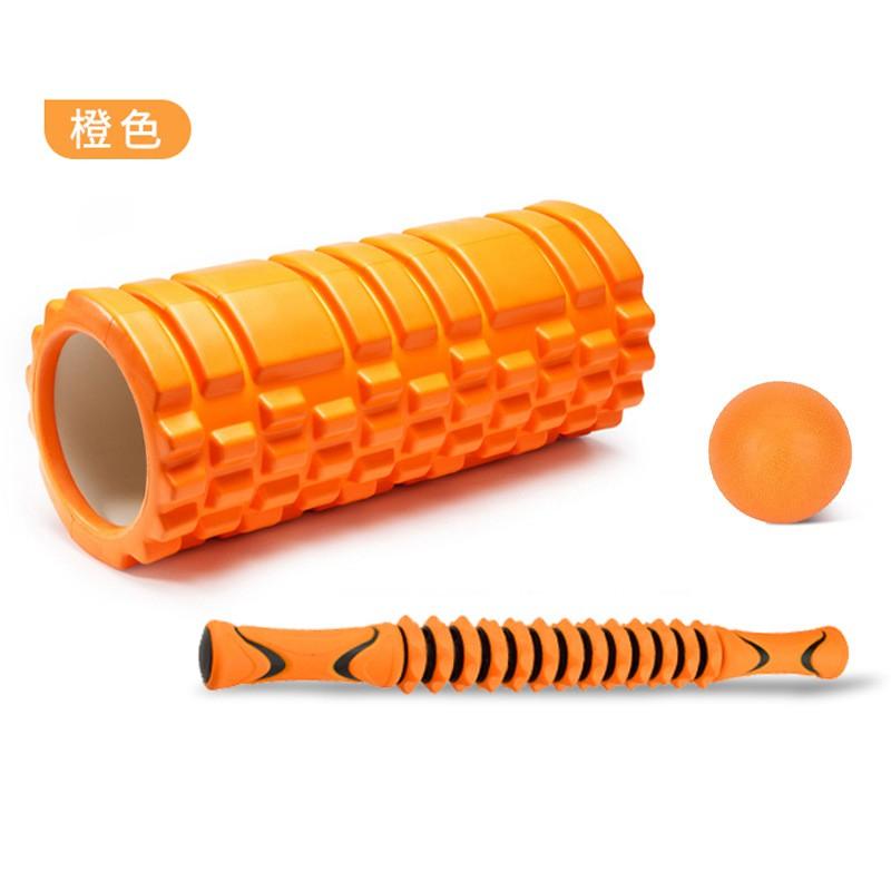 Foam Roller Set With Massage Ball Gear Stick Myofascial Release Yoga Fitness Recovery Tools