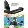 Retro Motorcycle Metal Rearview Mirror with Large Field of View for Electric Vehicles