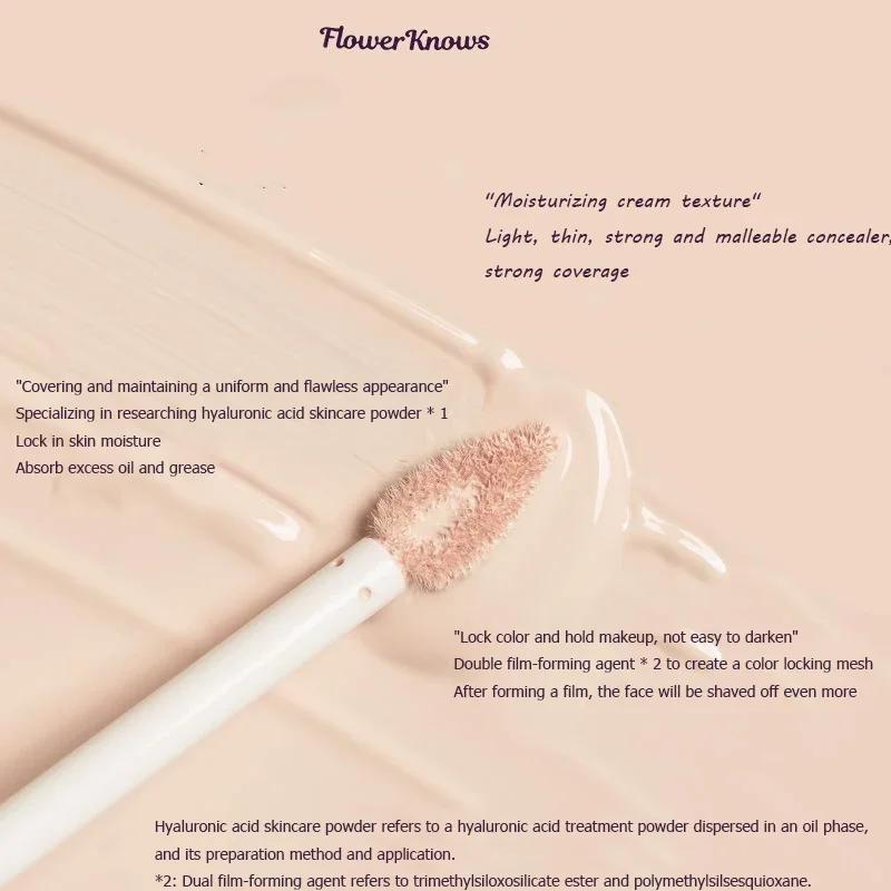 Flowerknows Midsummer Concealer Leichte Creme Mit Hyaluronsäure, Aufheller zur Behandlung von Augenringen Rötungen 0,21 fl.oz