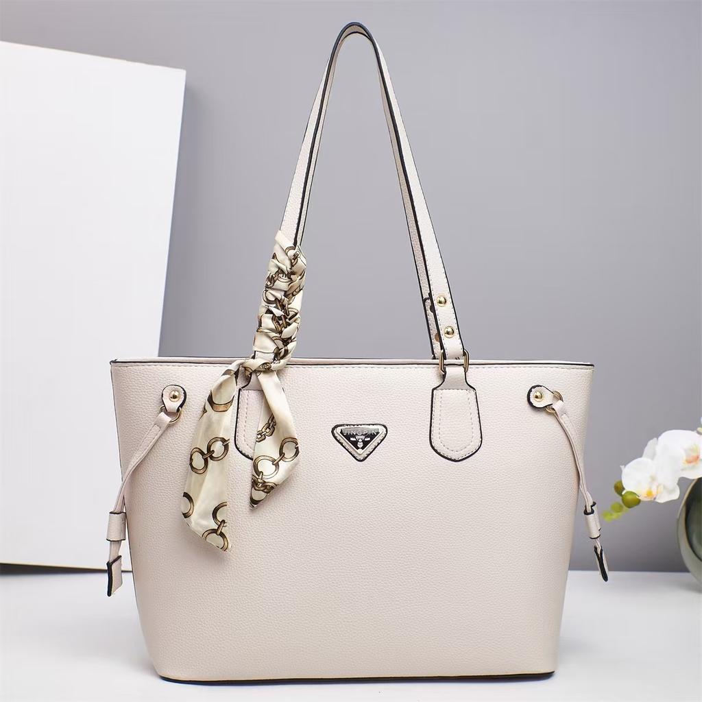 New Advanced Texture Bucket Bag Fashion High Appearance Level Macaron Handbag Large Capacity All-matching Shoulder Bag