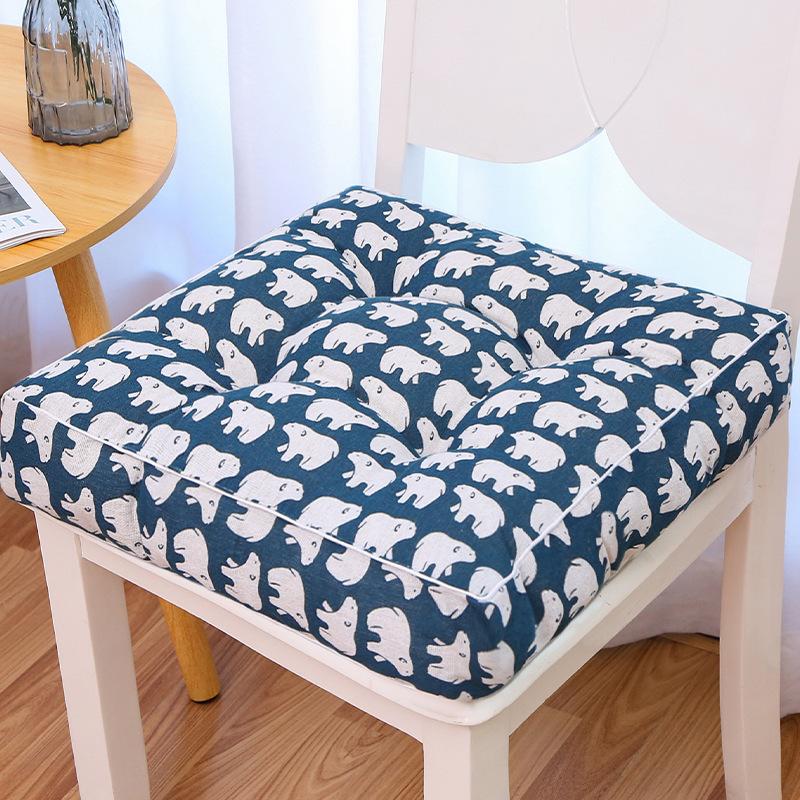 10cm Thick Cushion for All-season Office Computer Chair Cushion Student Stool Cushions Multi Purpose Square Seat Pads Soft Comfortable Waist Cushion