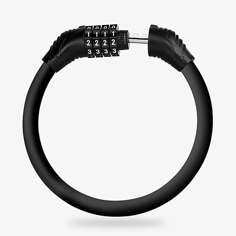 Bicycle Bike Lock Anti-Theft Road Bike Steel Wire Chain Lock Motorcycle Helmet Folding Bike Electric Scooter Safety Padlock