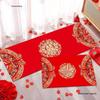 Double Happiness Wedding Door Mat - Decorative Floor Runner for Bedroom or Entryway