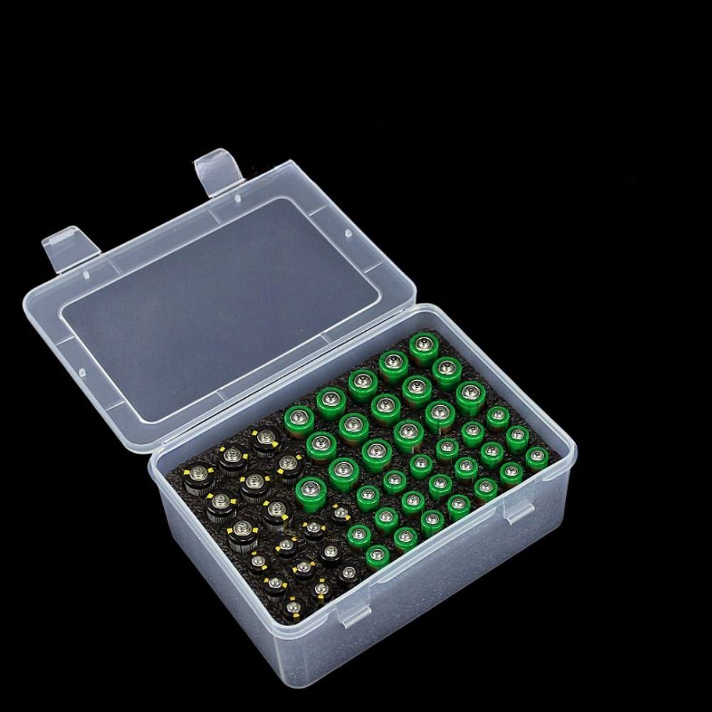 Shockproof Battery Storage Organizer Holder Moisture-proof Home Drawer Organization Dispenser