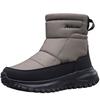 Herren Große Größe Weiche Sohle Winter Warm Wasserdicht Anti-Rutsch Fell Ein Paar Schneestiefel Gepolstert Gefüttert Knöchelhohe Stiefel Wasserdicht Outdoor Sport Baumwollstiefel