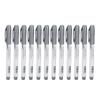 12PCS Silver Oil Paint Marker Pen Craftwork Drawing Signature Pen Office School Stationery