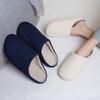Japanese Korean Autumn Winter Couples Silent Soft Sole Home Unisex Cotton Slippers Wood Floor Anti Slip Quiet Slippers