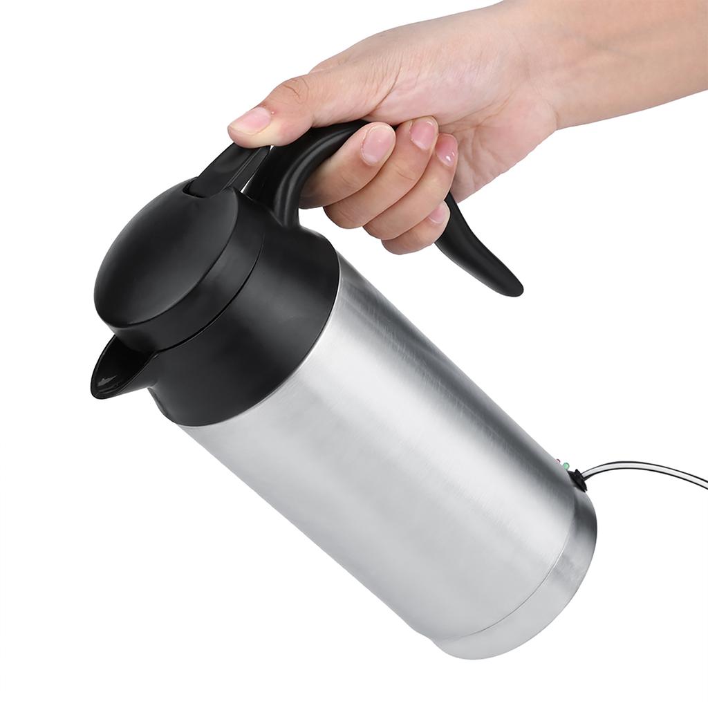 12V 750ml Car Portable Electric Travel Heating Cup Coffee Tea Boiling Mug Kettle