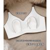 Ultra-thin non-marking rabbit ear cup underwear women's big breasts are small, thin and breathable, with secondary breasts and no steel ring bra.
