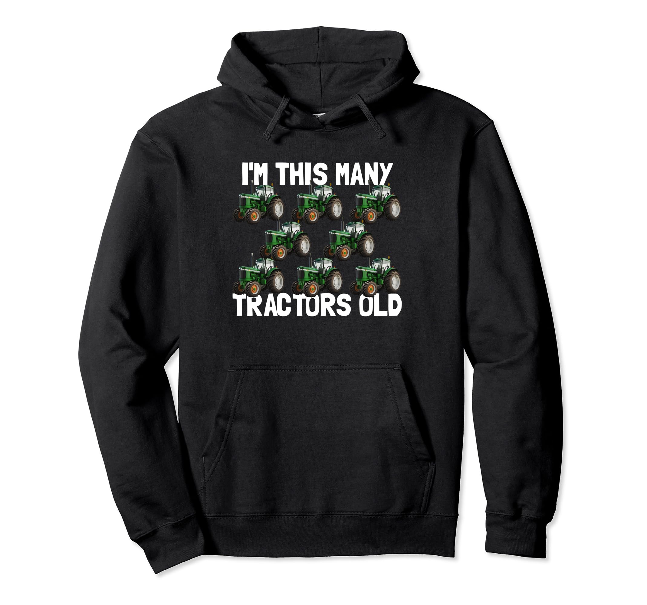 

All I Have Is Tractors 8 Year Old Boy 8th Birthday Hoodie