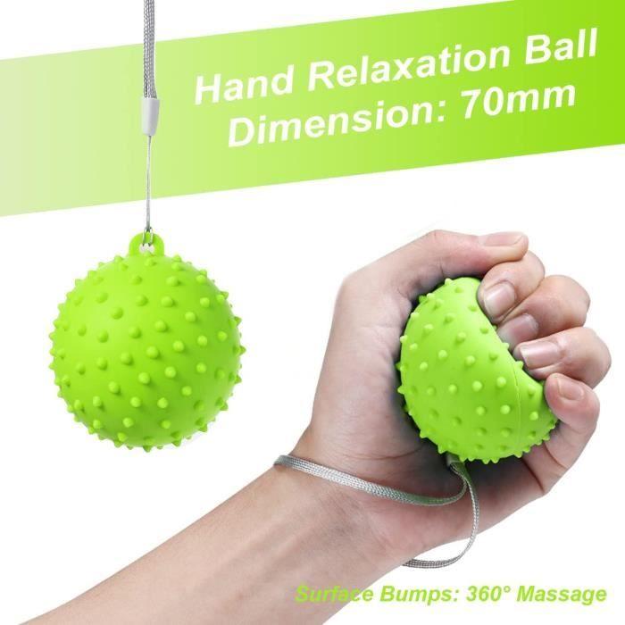 Hand Grip Musculation - Lot de 10 - Silicone - 3 niveaux de résistance - Anti-stress