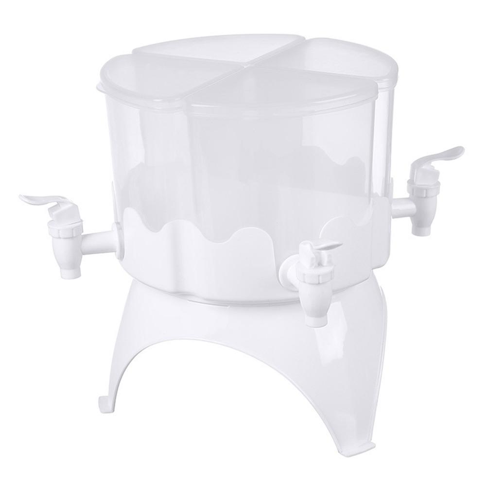 

Detachable Beverage Dispenser 4L Cold Kettle Durable Drink Dispenser For Home белый