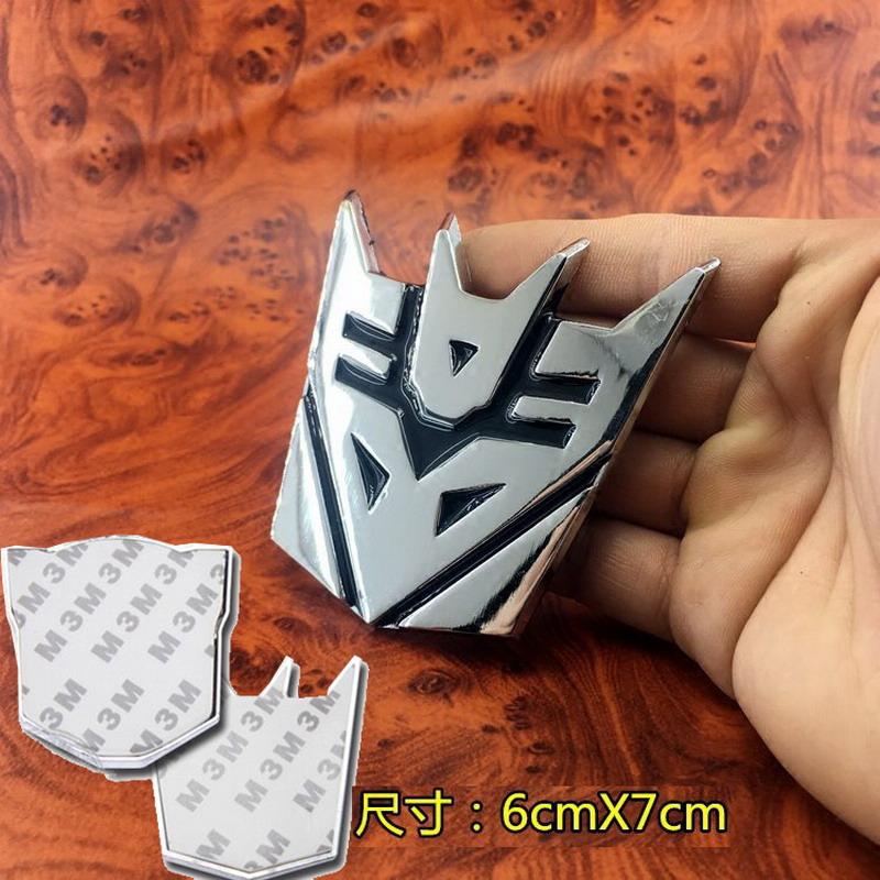 

Aluminum Alloy Stickers Transformation Toys Emblem Autobots Badge Decepticons Logo Decal Phone Decoration Mobile Accessories 3D Kid Friendly