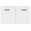 Wall Cabinet White 60x36.5x35 Cm Engineered Wood